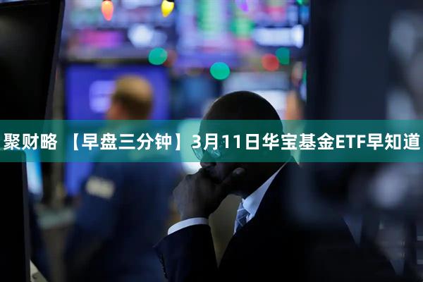 聚财略 【早盘三分钟】3月11日华宝基金ETF早知道
